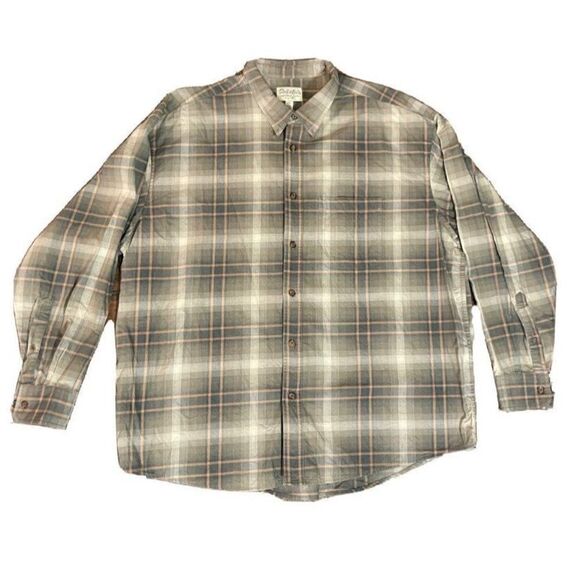 Cabela's Mid Weight Wool Blend Flannel Button Down Shirt - Picture 1 of 7